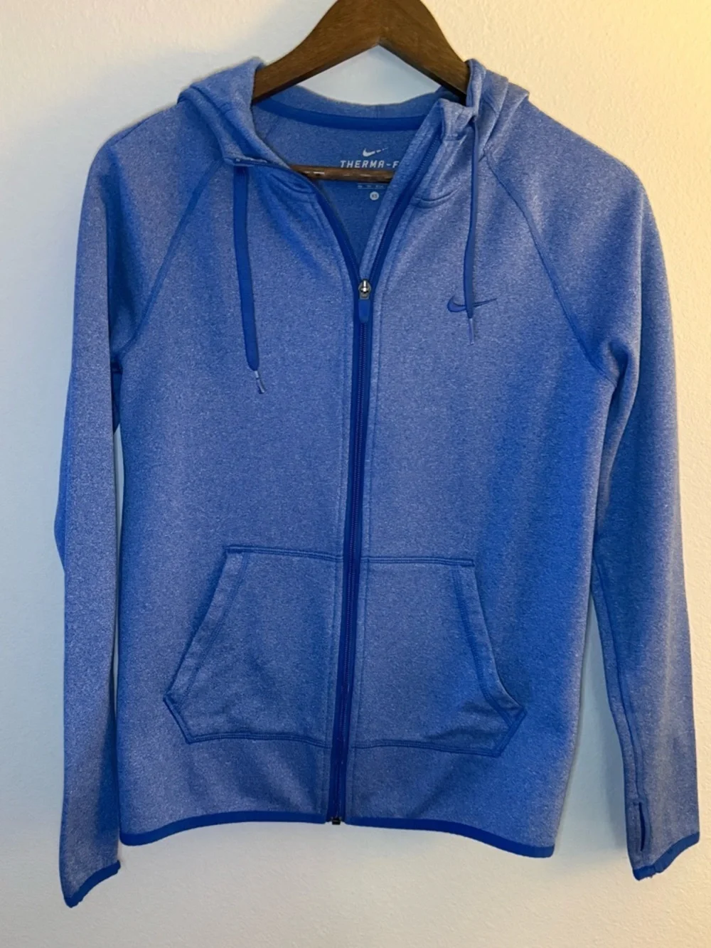 Nike Royal Blue Hooded Full-Zip Jacket